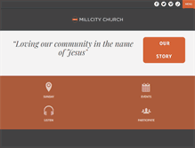 Tablet Screenshot of millcitychurch.com