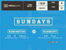 Tablet Screenshot of millcitychurch.org